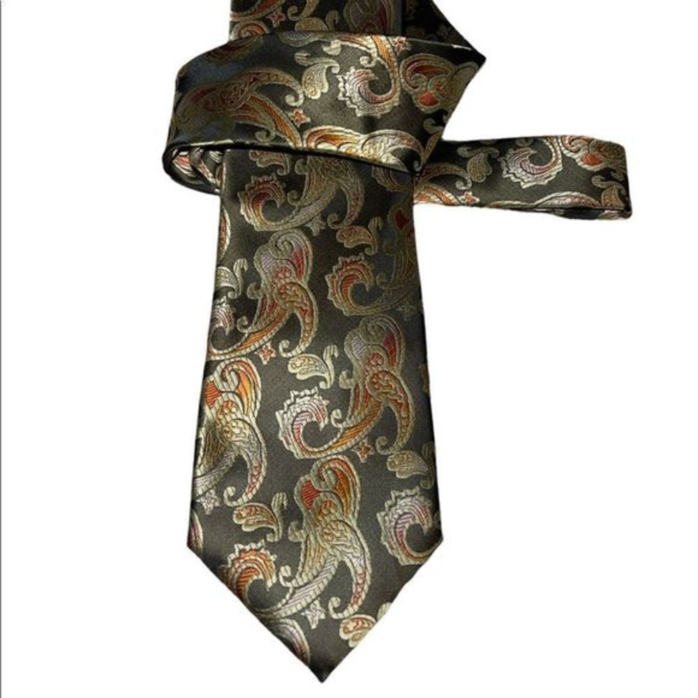 - Giovanni Testi‎ Tie / Large Paisley Pattern